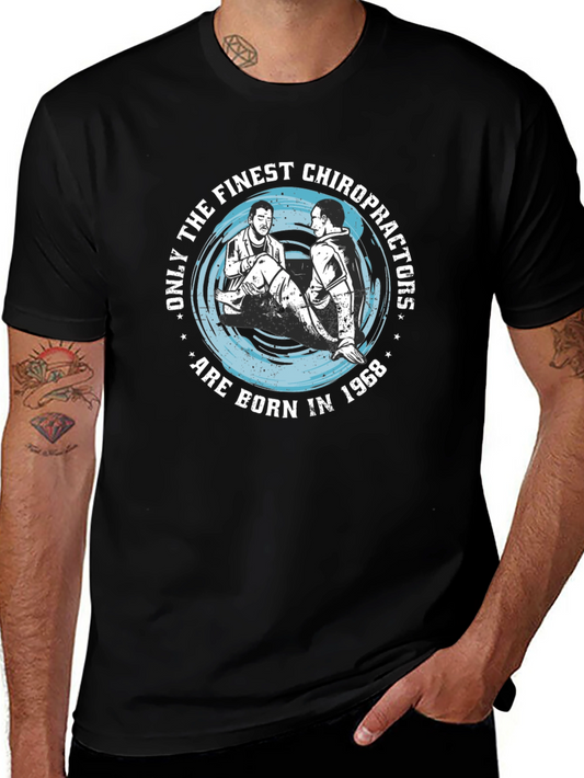 Chiropractor Born In 1968 Mens Graphic Tee