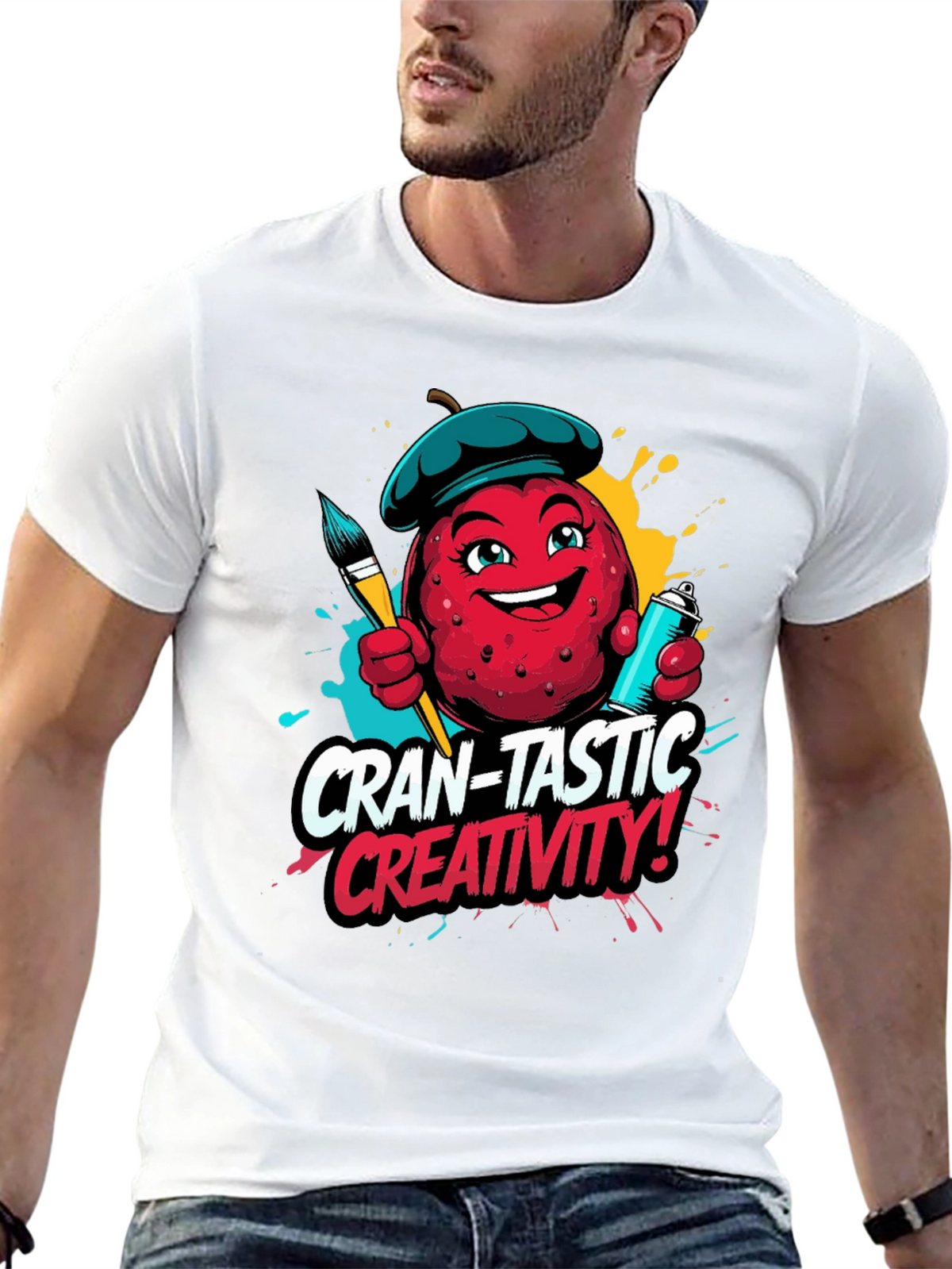 Cran-Tastic Creativity Black T-Shirt