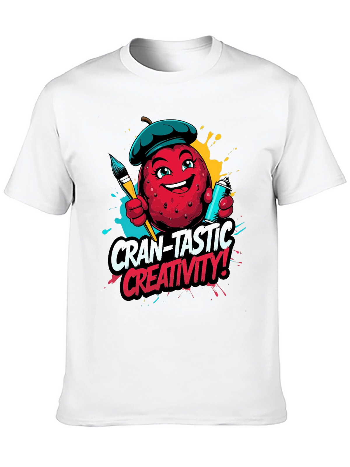 Cran-Tastic Creativity Black T-Shirt