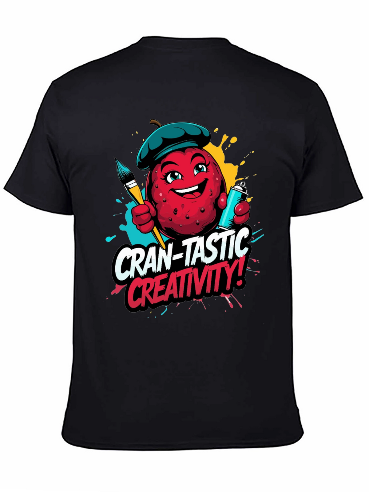 Cran-Tastic Creativity Black T-Shirt
