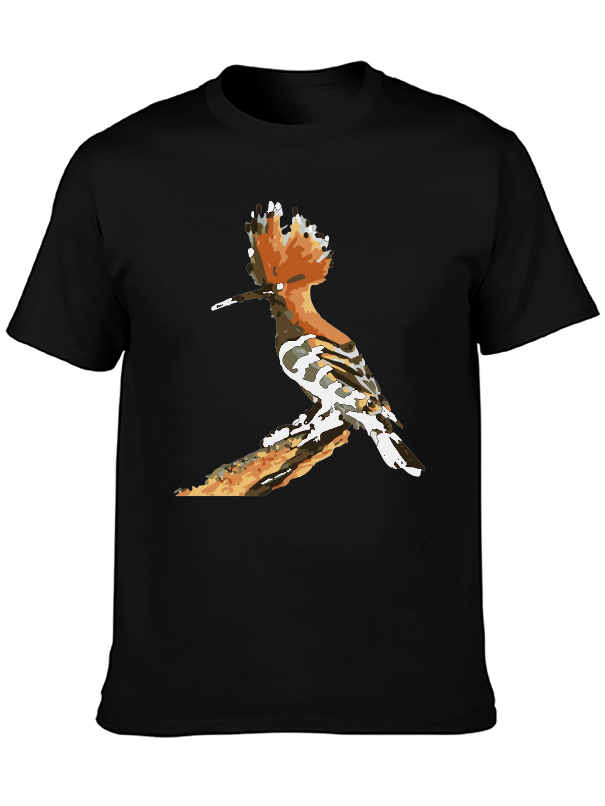 Hoopoe Bird Graphic Tee - Nature Lovers Shirt