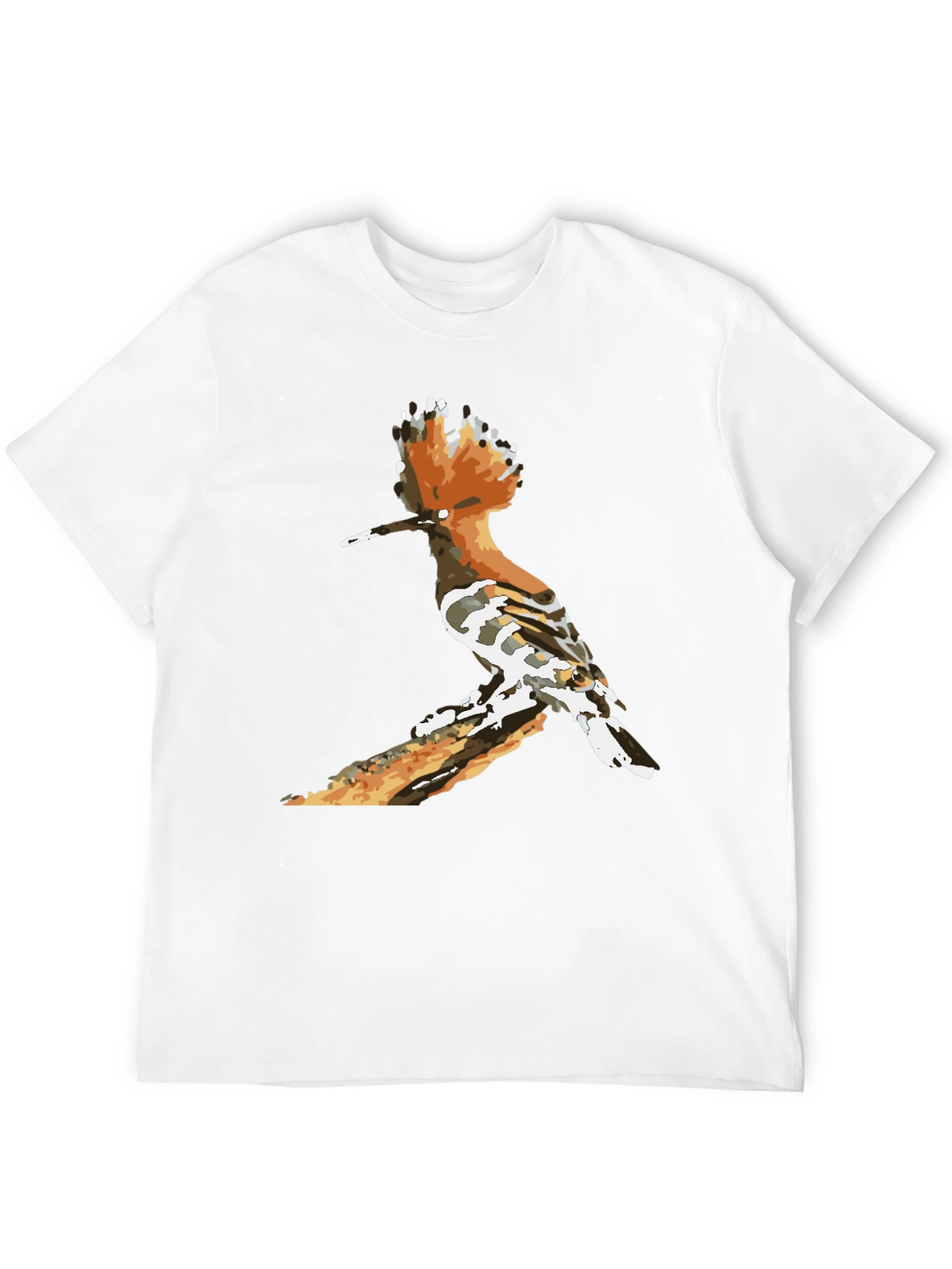 Hoopoe Bird Graphic Tee - Nature Lovers Shirt