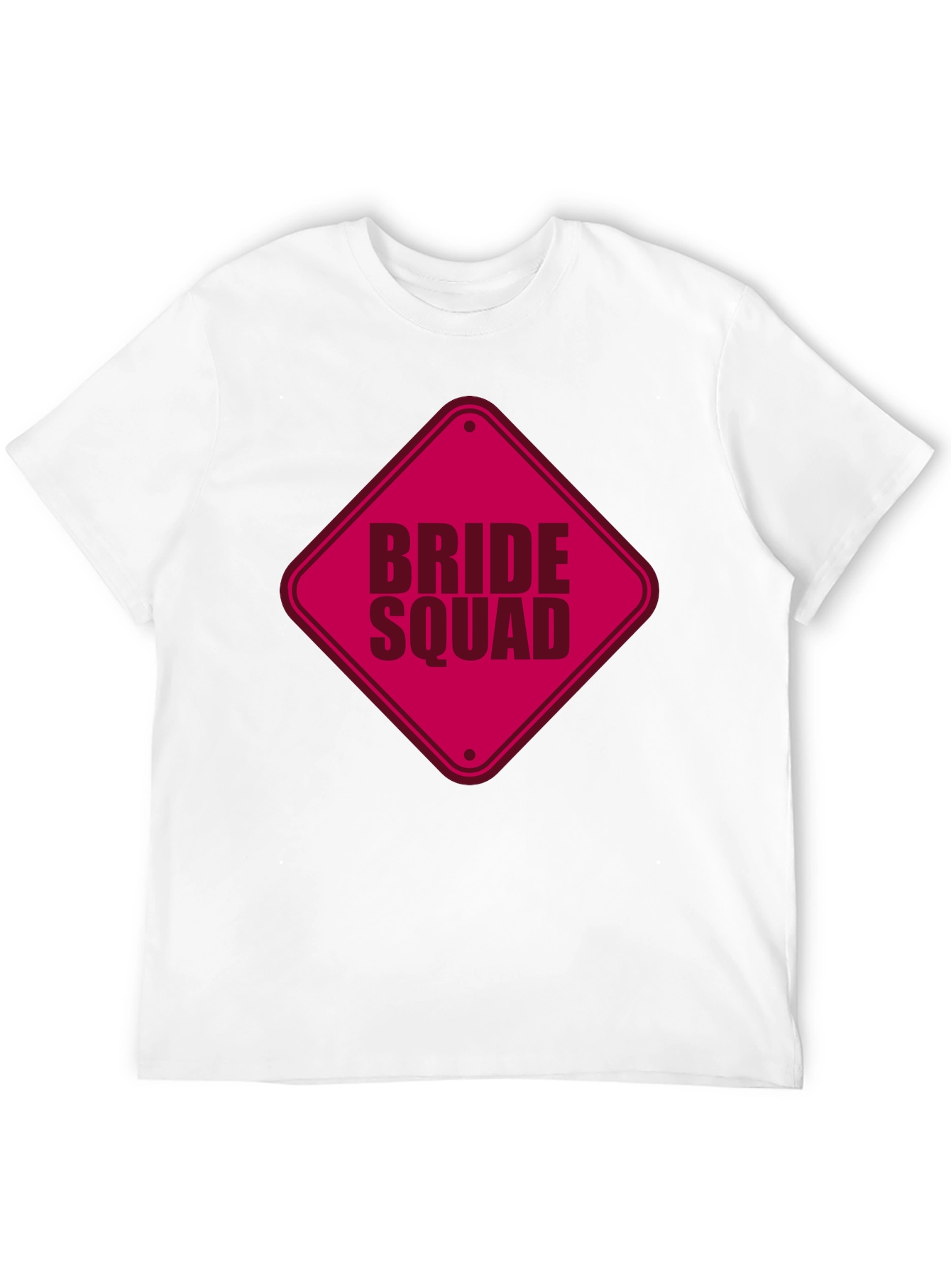 Bride Squad T-Shirt - Black Crew Neck