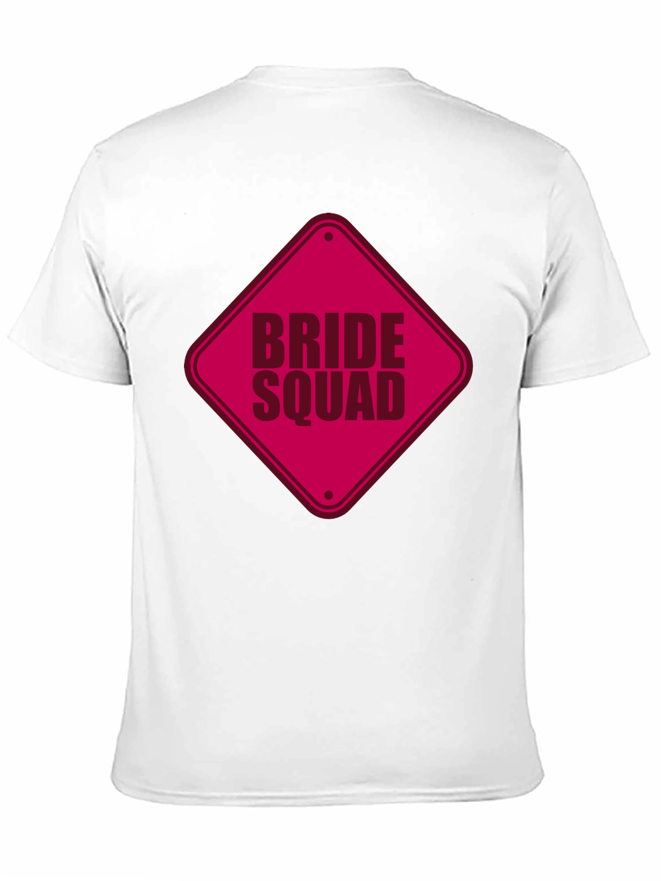 Bride Squad T-Shirt - Black Crew Neck