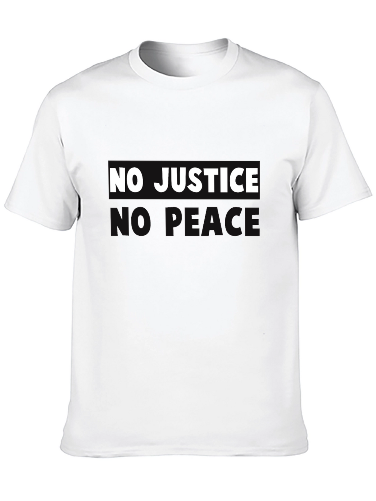 No Justice No Peace Graphic Tee - Black