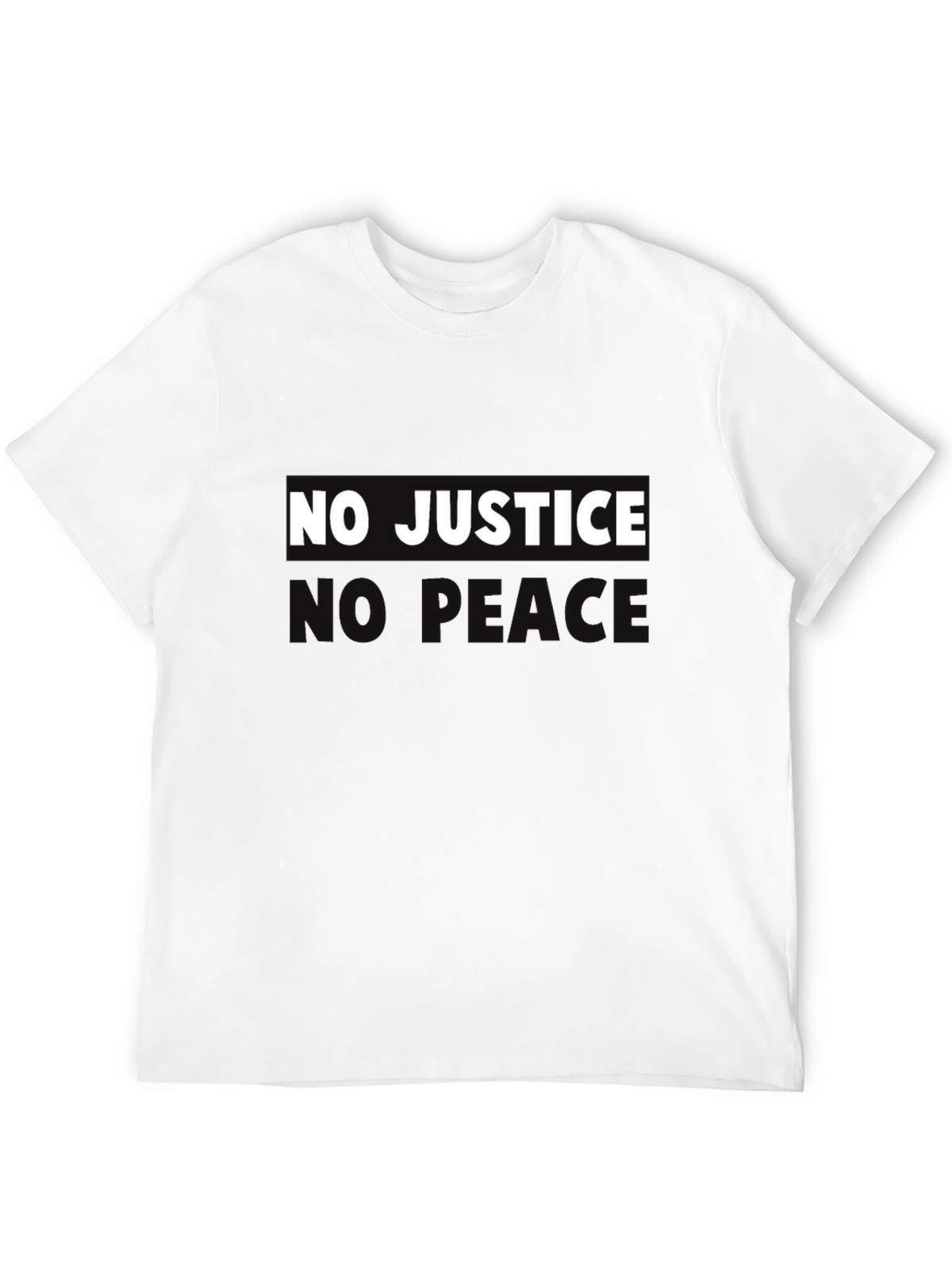 No Justice No Peace Graphic Tee - Black