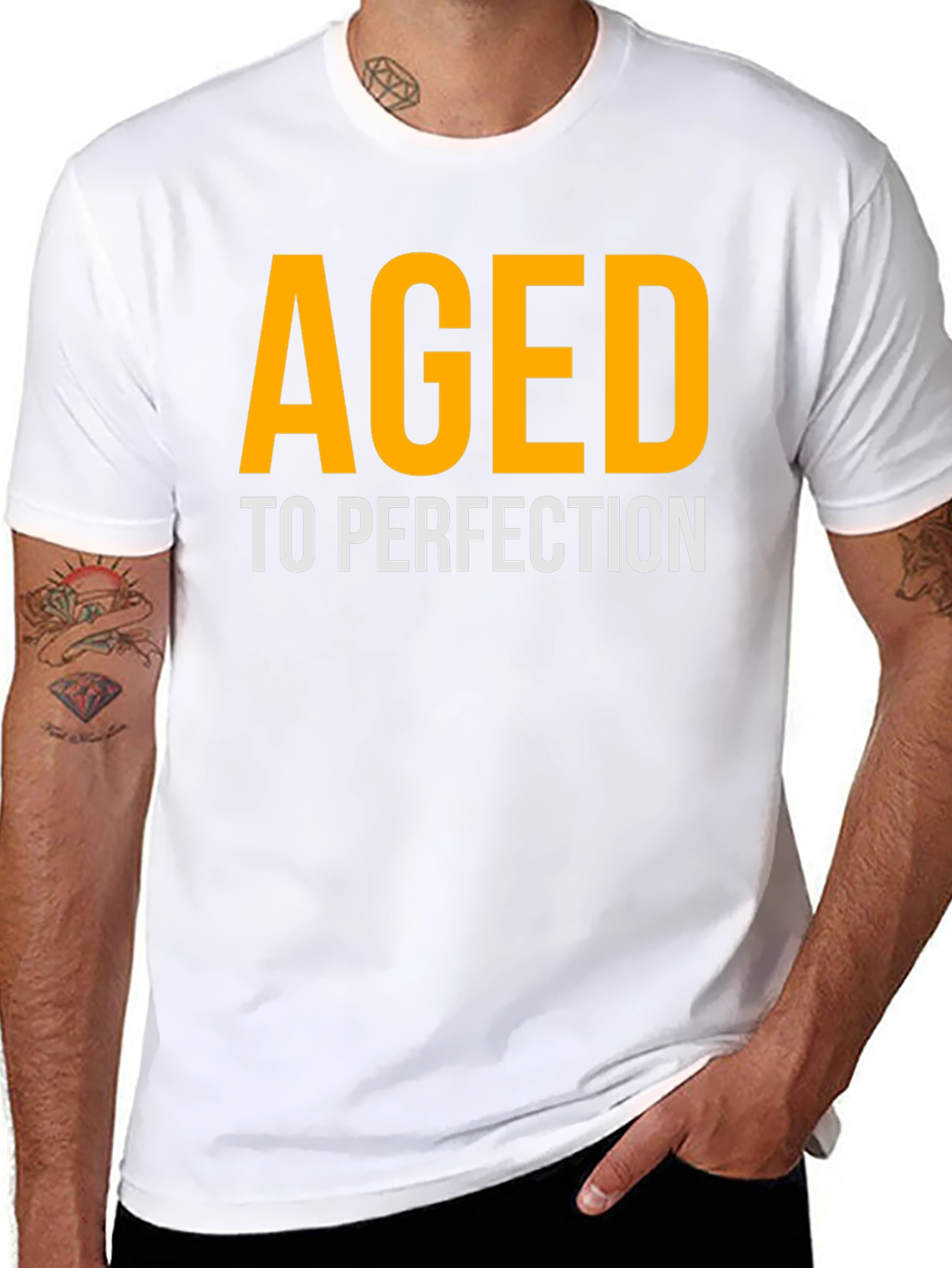 Aged to Perfection Black T-Shirt