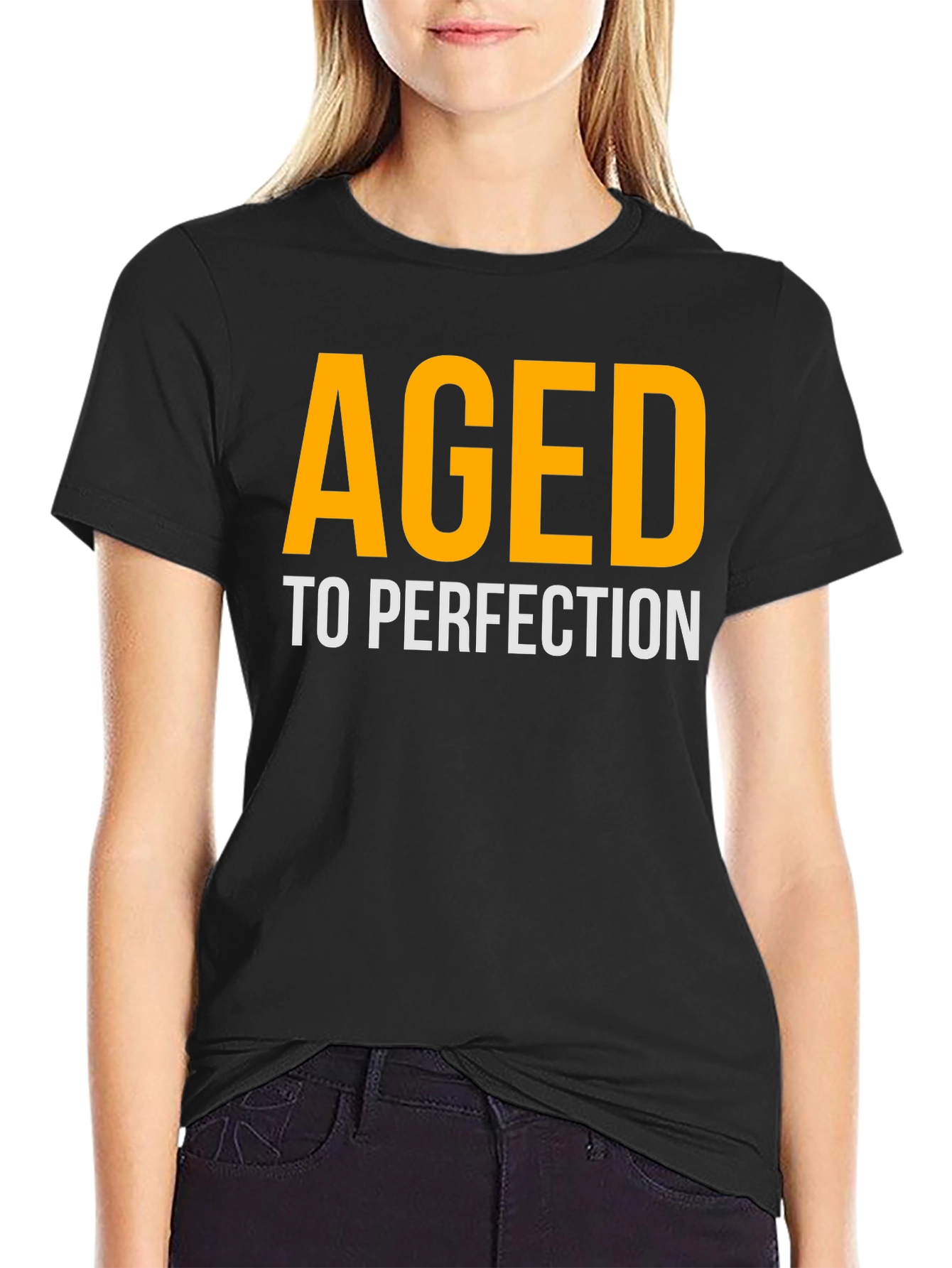Aged to Perfection Black T-Shirt