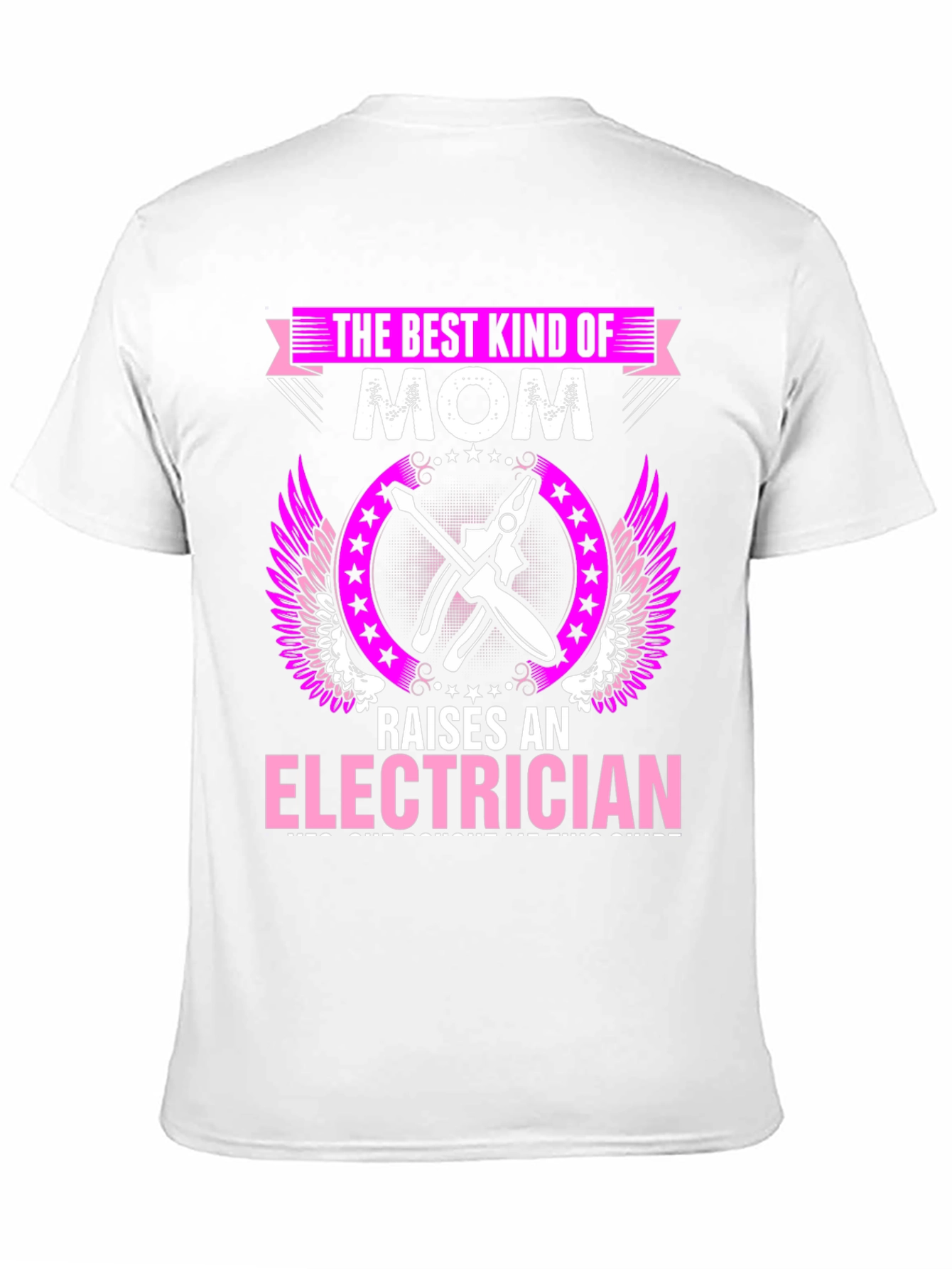 Best Kind of Mom Raises Electrician Graphic T-Shirt