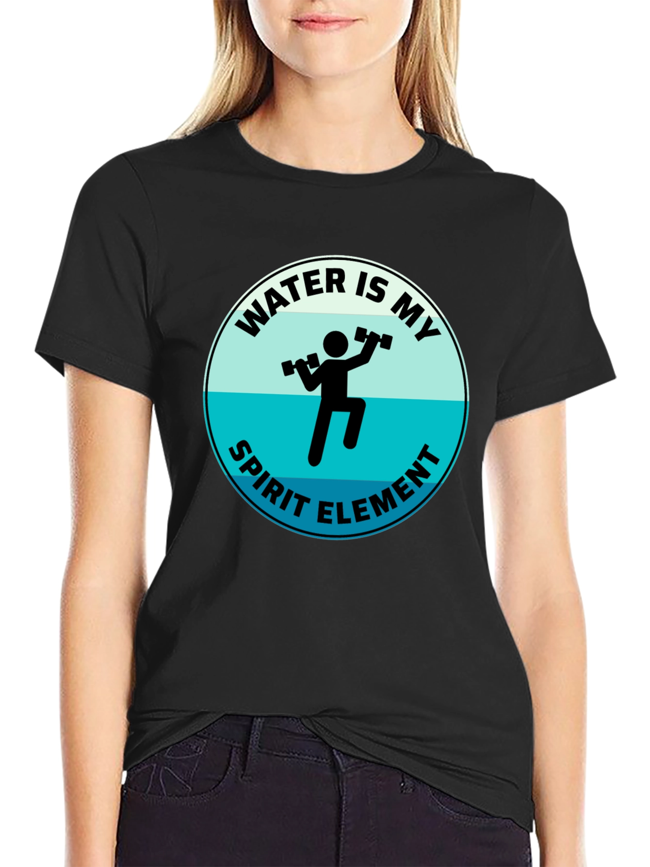 Water Is My Spirit Element Graphic T-Shirt