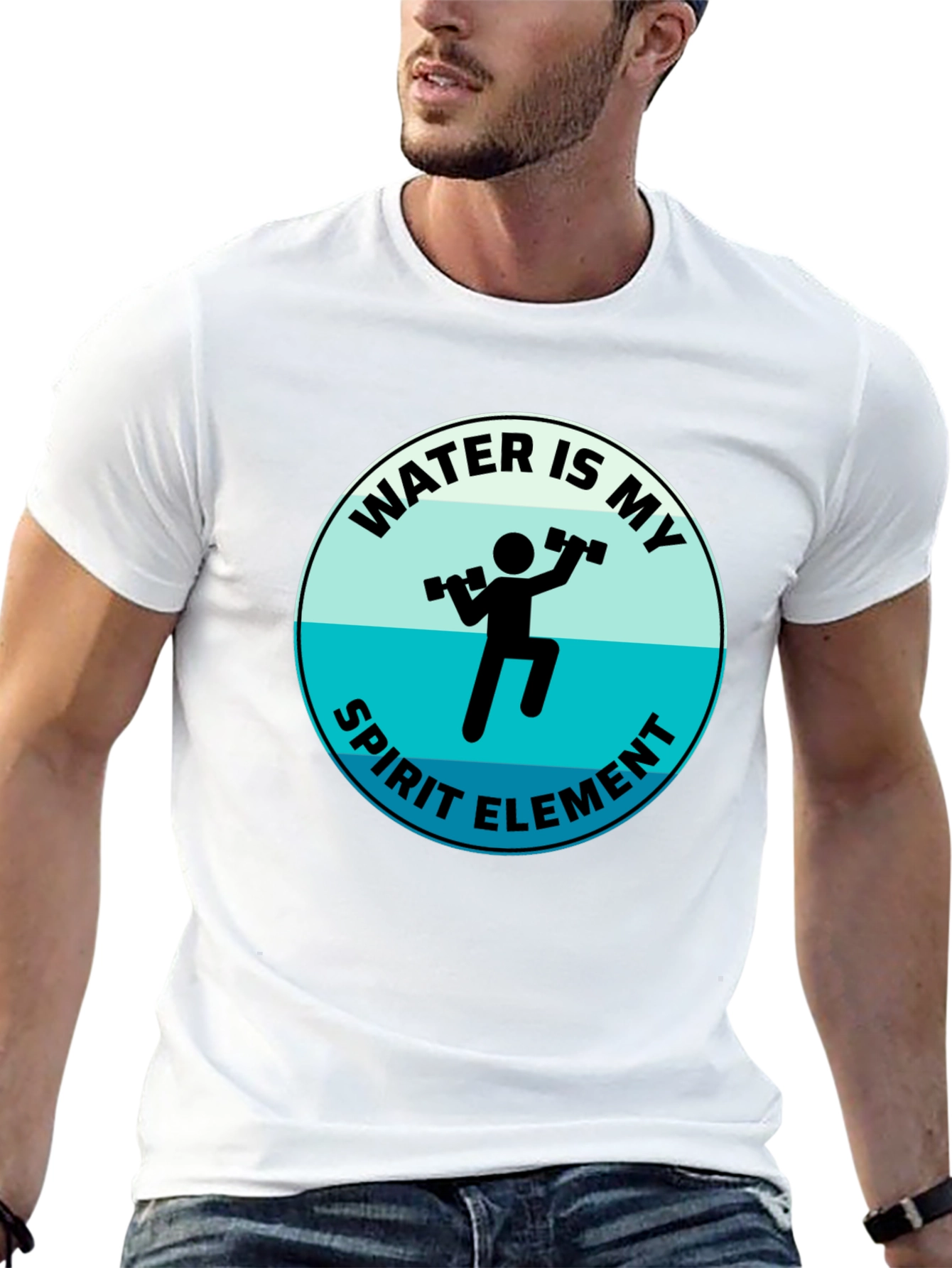 Water Is My Spirit Element Graphic T-Shirt