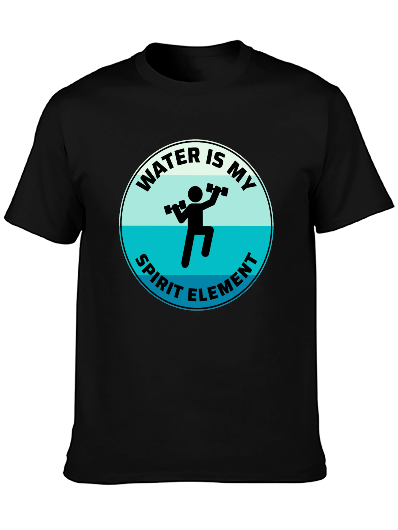 Water Is My Spirit Element Graphic T-Shirt