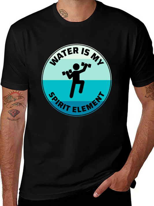 Water Is My Spirit Element Graphic T-Shirt