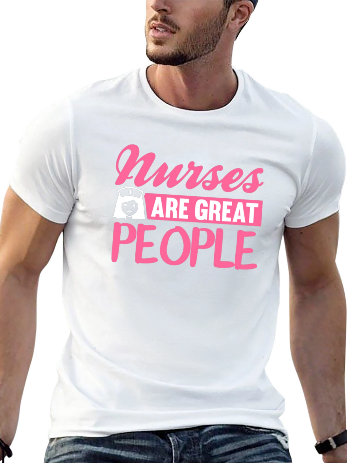 Nurses Are Great People Black T-Shirt