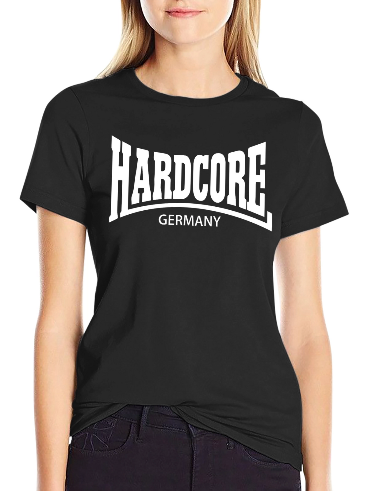 Hardcore Germany Black Graphic Tee