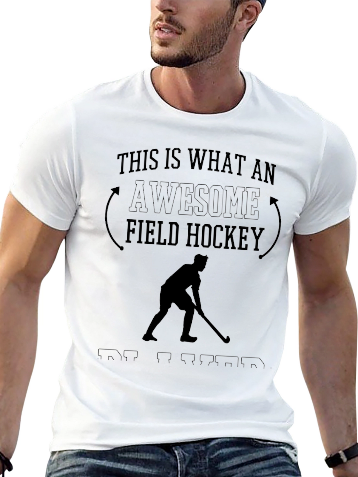 Awesome Field Hockey T-Shirt for Players & Fans