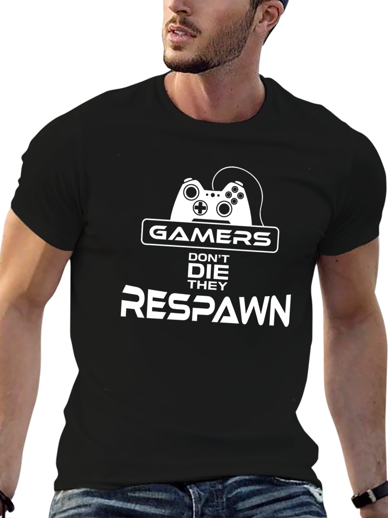 Gamers Dont Die They Respawn T-Shirt