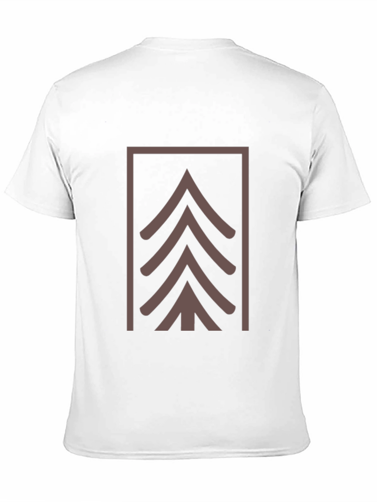 Geometric Tree Graphic Tee - Modern Style