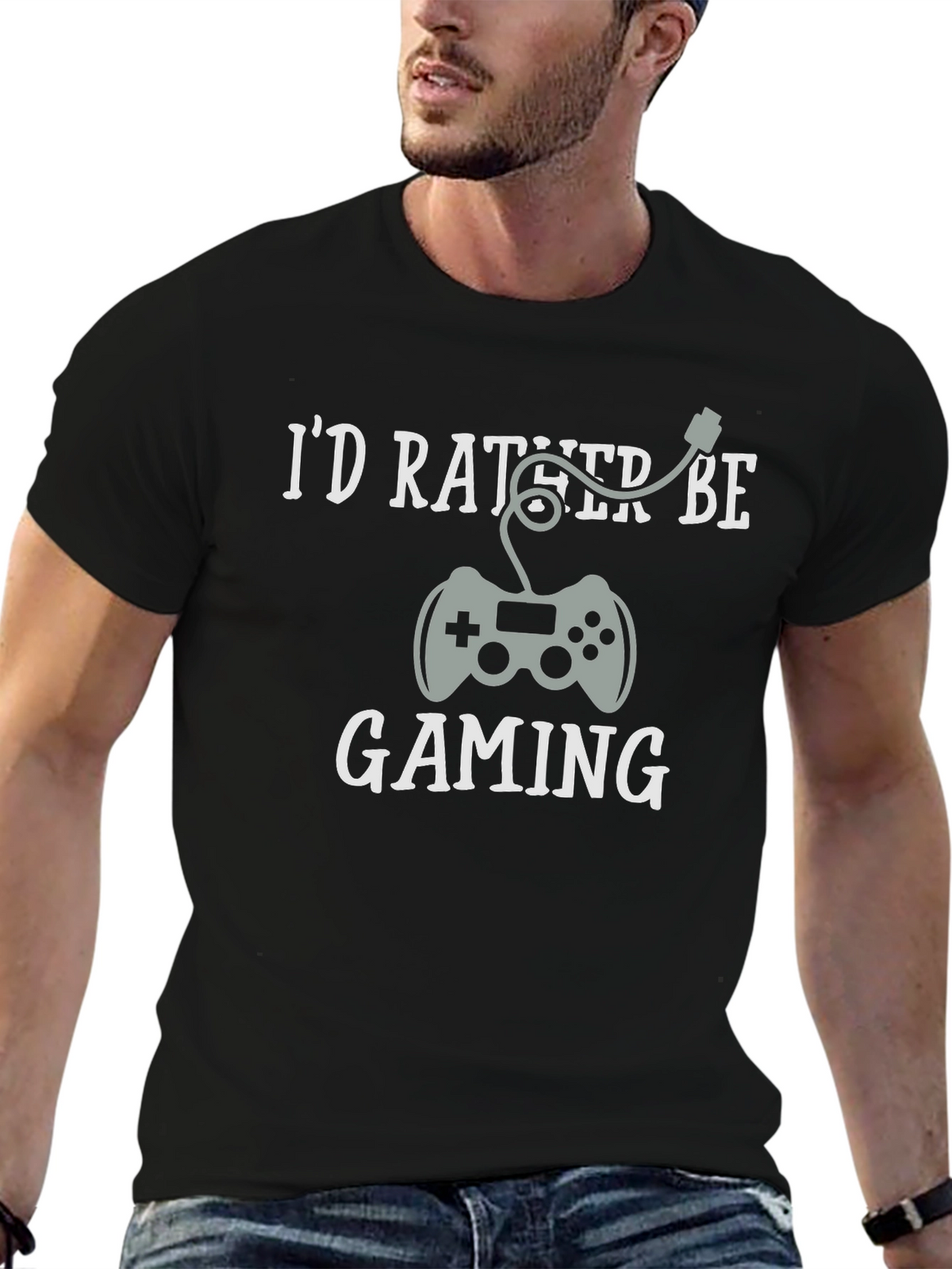Id Rather Be Gaming T-Shirt - Gamer Tee