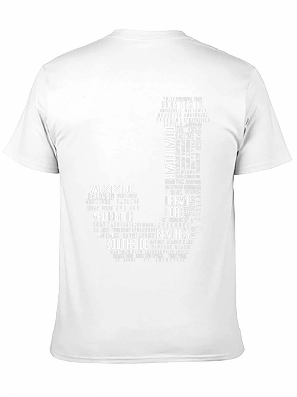 Jacksonville Neighborhoods Graphic Tee