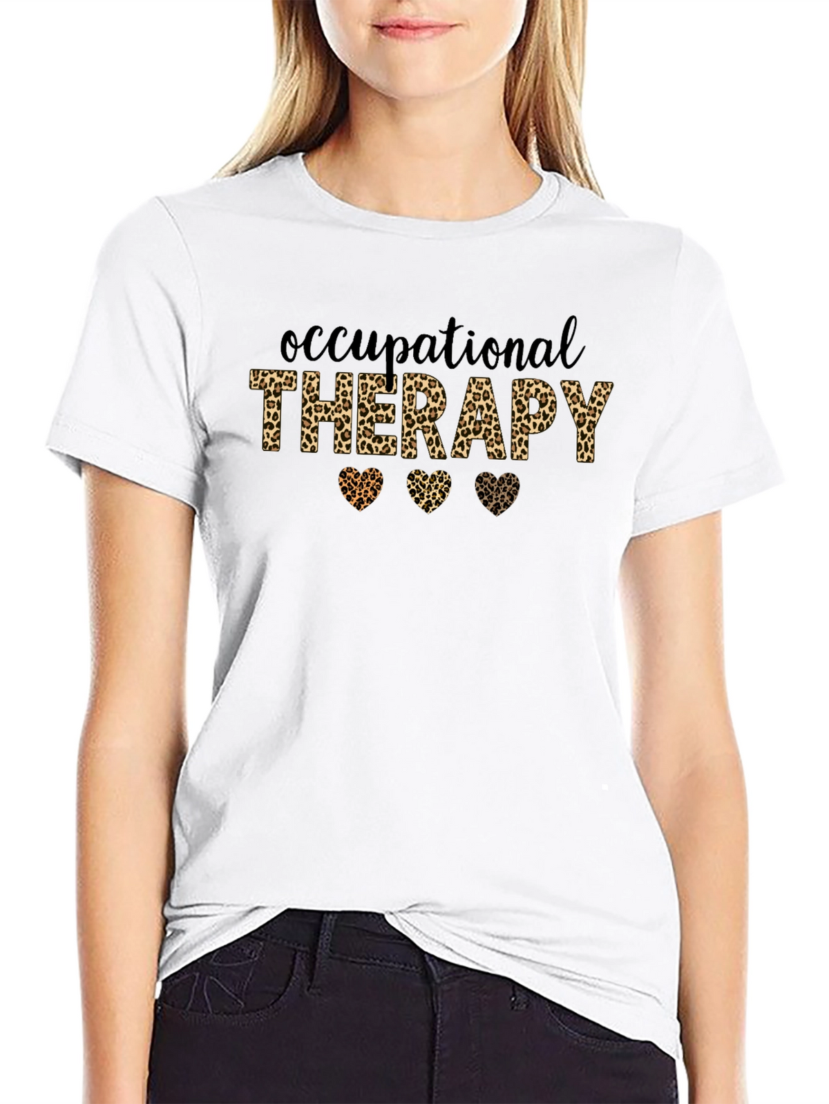 Occupational Therapy Leopard Print T-Shirt