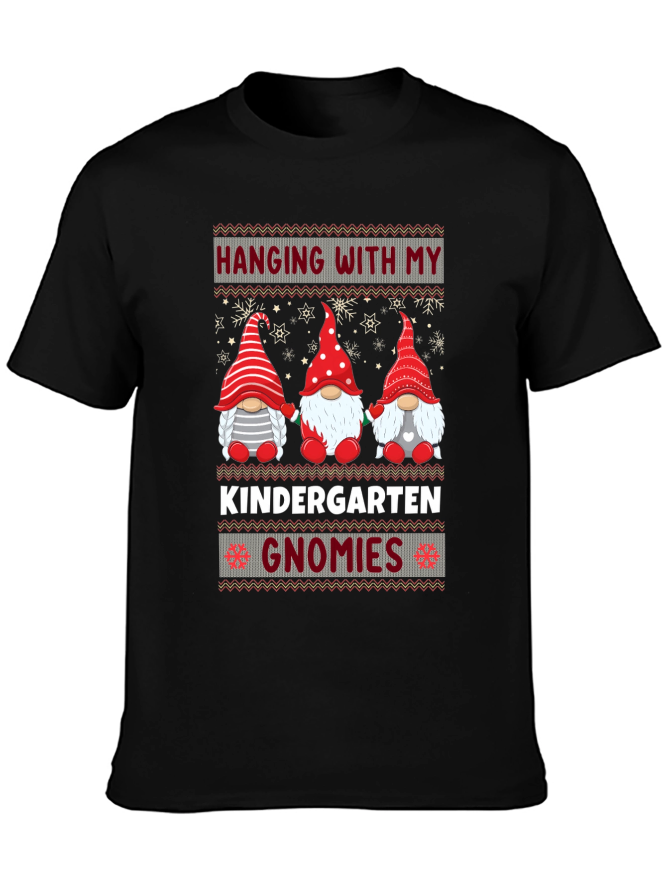 Kindergarten Gnomies T-Shirt - Holiday Teacher Tee
