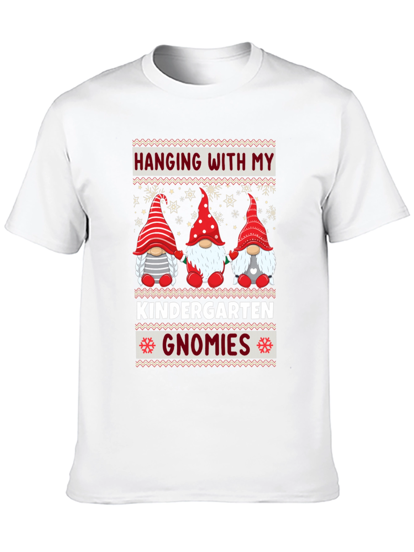 Kindergarten Gnomies T-Shirt - Holiday Teacher Tee