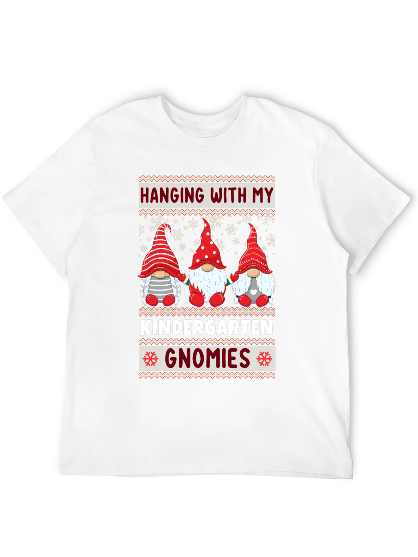 Kindergarten Gnomies T-Shirt - Holiday Teacher Tee