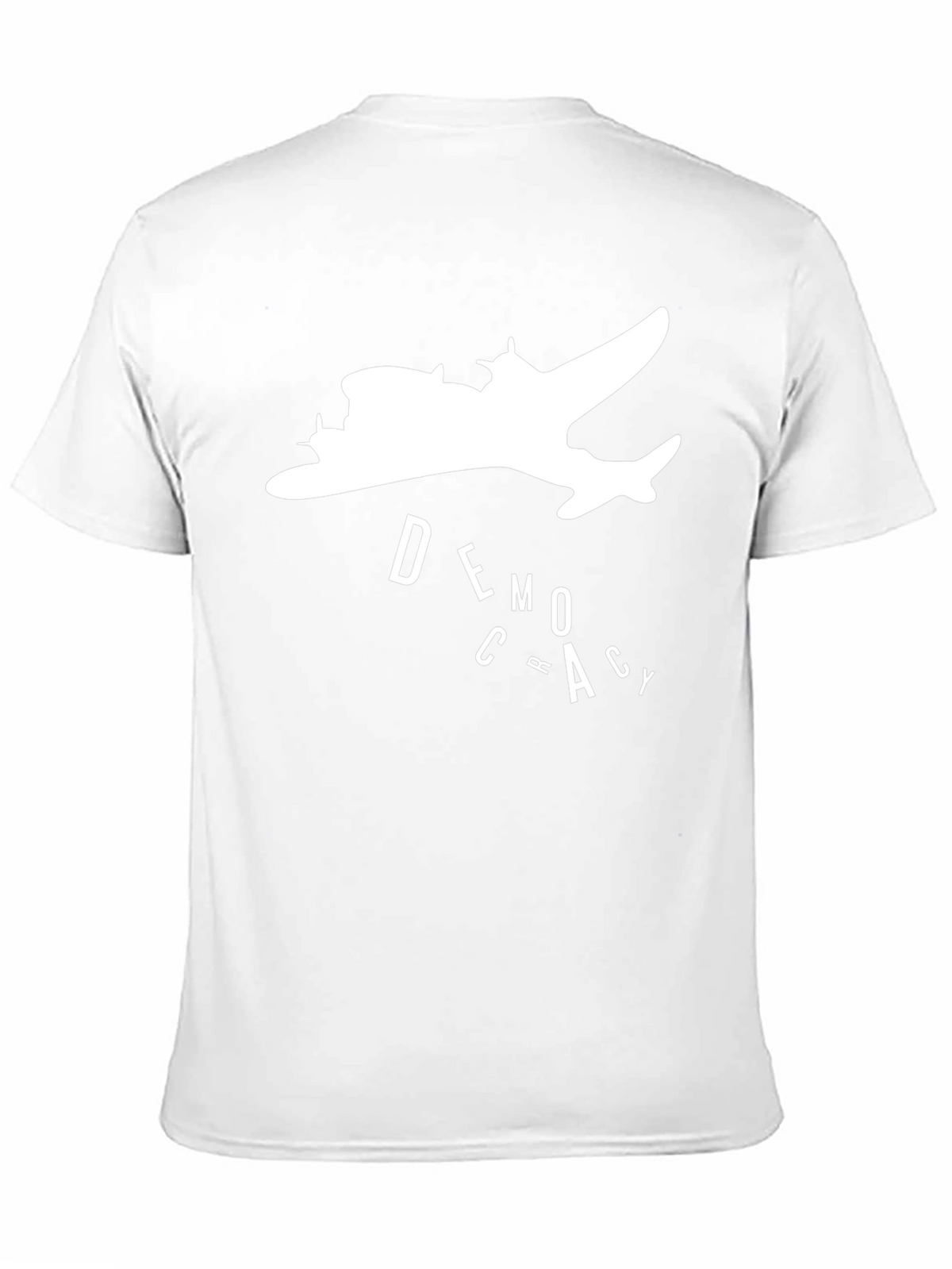 Democracy Airplane Graphic T-Shirt