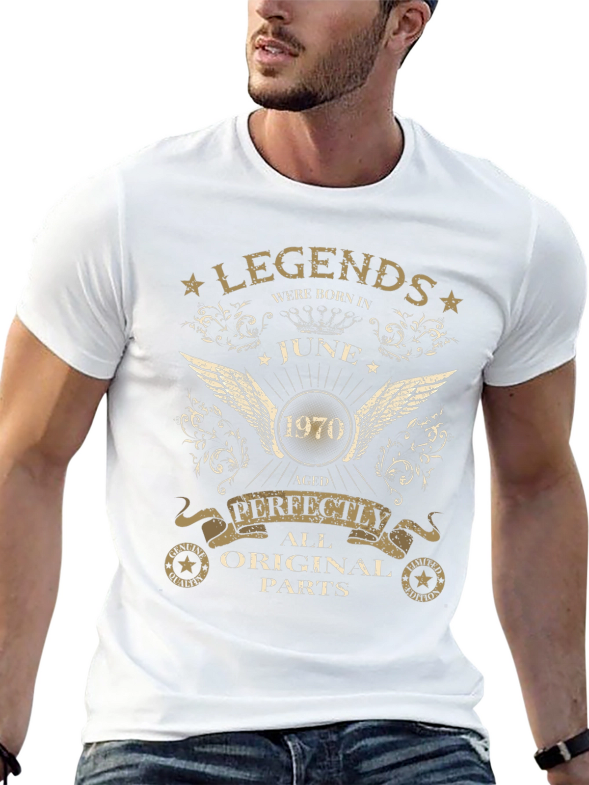 Legends Born in June 1970 Aged Perfectly T-Shirt