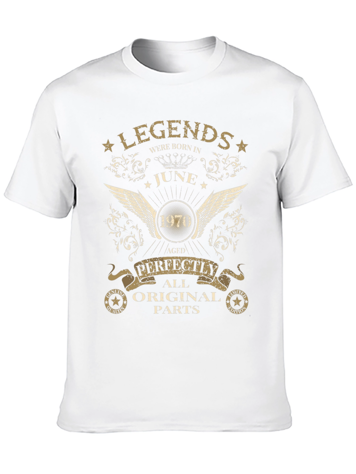 Legends Born in June 1970 Aged Perfectly T-Shirt