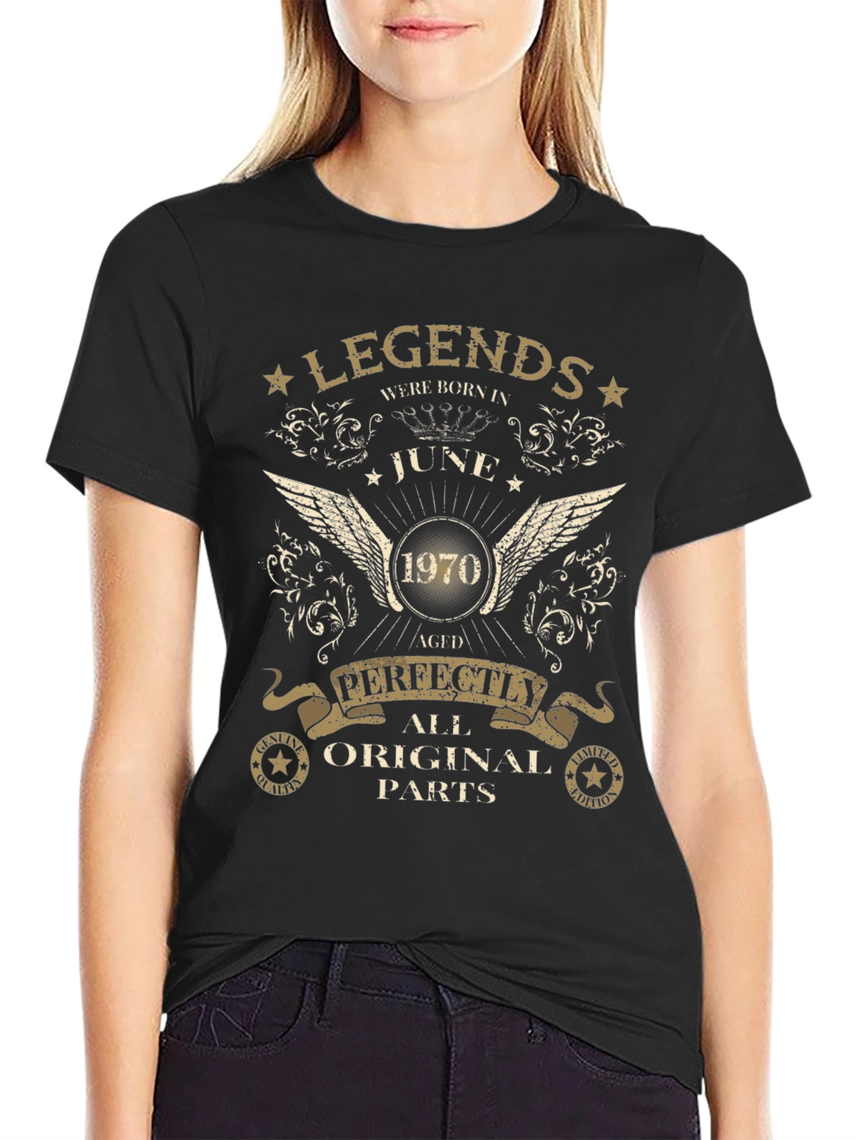 Legends Born in June 1970 Aged Perfectly T-Shirt