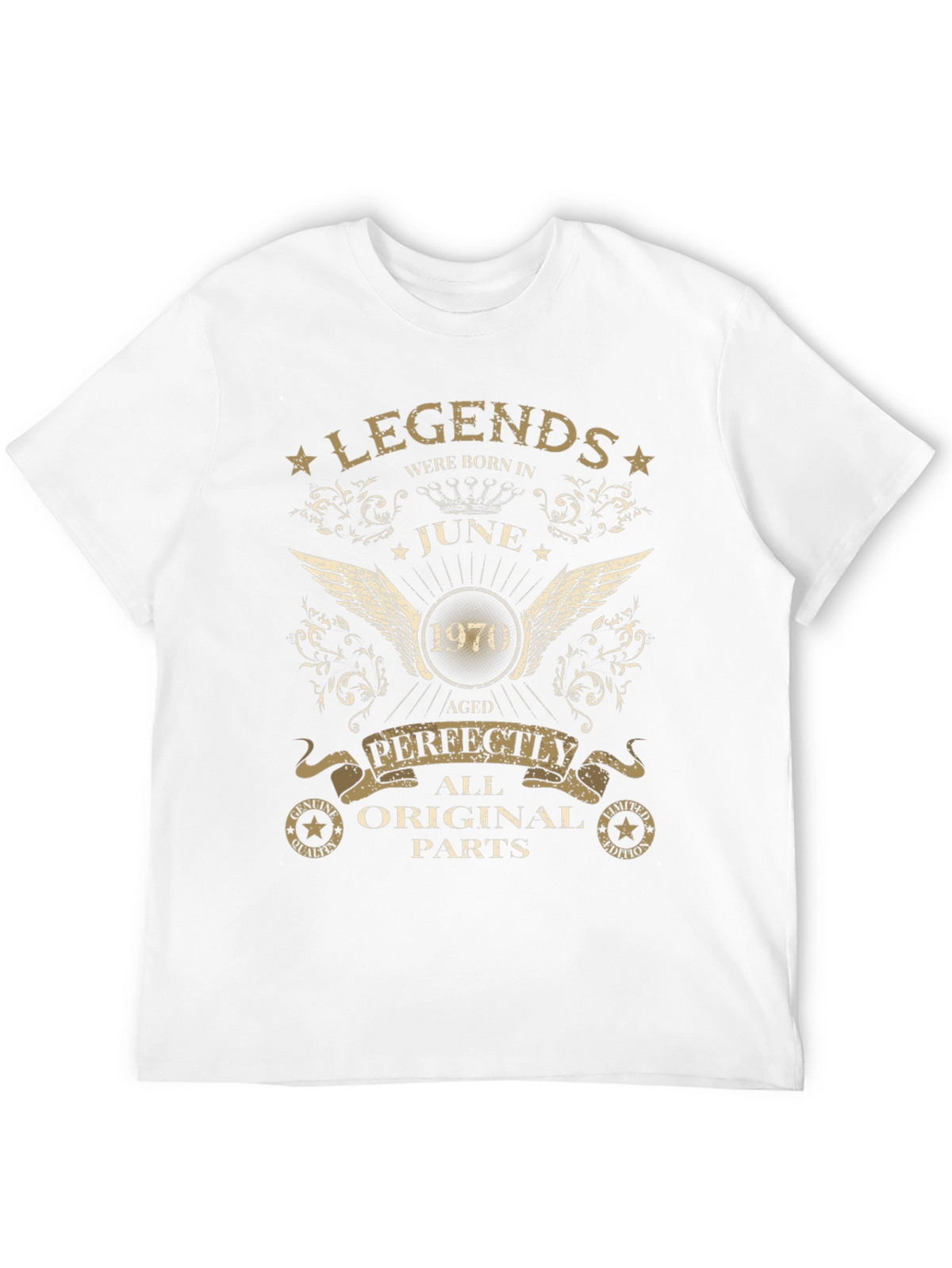 Legends Born in June 1970 Aged Perfectly T-Shirt
