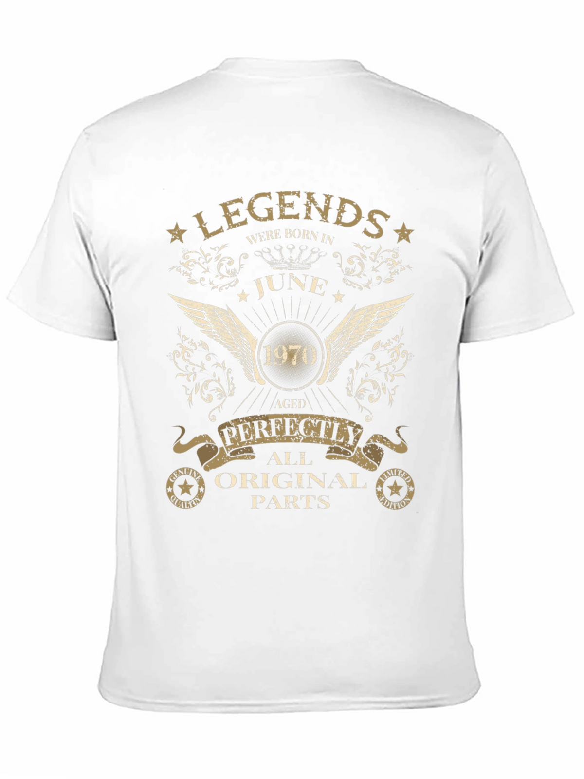 Legends Born in June 1970 Aged Perfectly T-Shirt