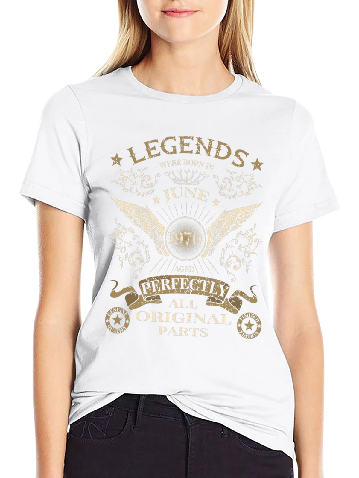 Legends Born in June 1970 Aged Perfectly T-Shirt
