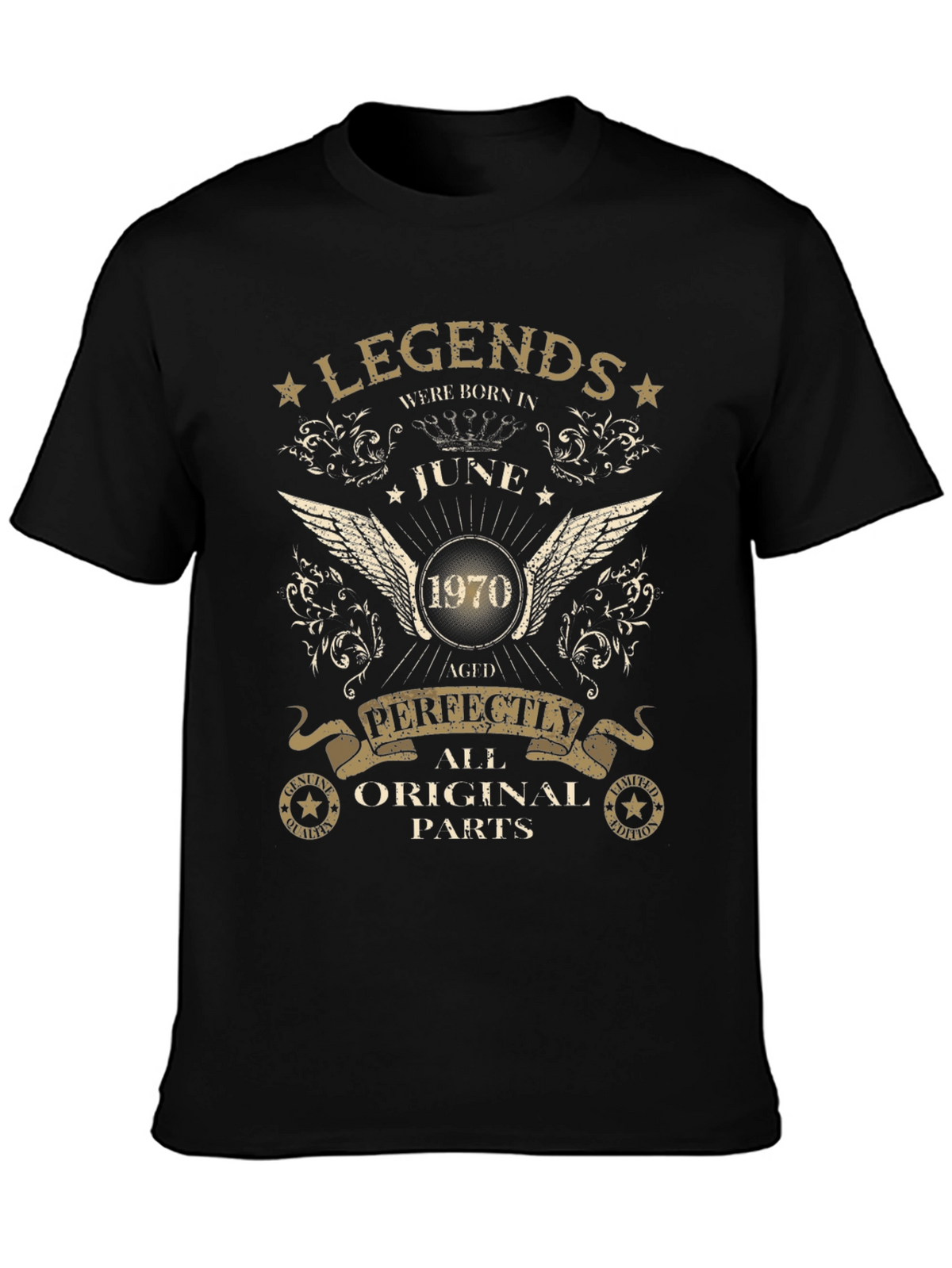 Legends Born in June 1970 Aged Perfectly T-Shirt