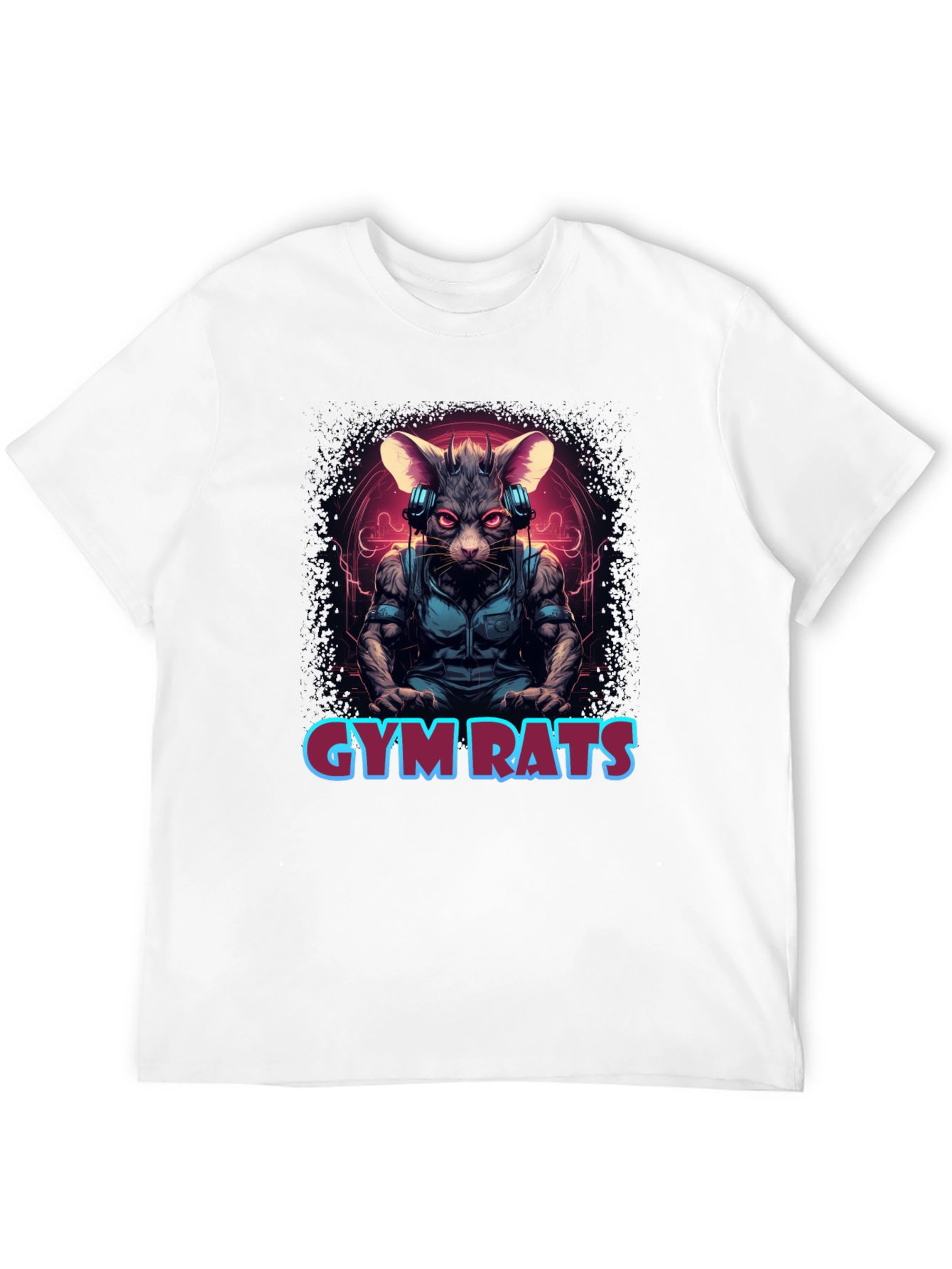 Gym Rats Graphic Tee - Workout Motivation