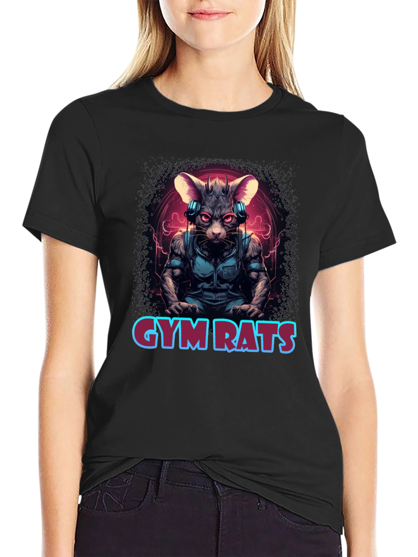 Gym Rats Graphic Tee - Workout Motivation