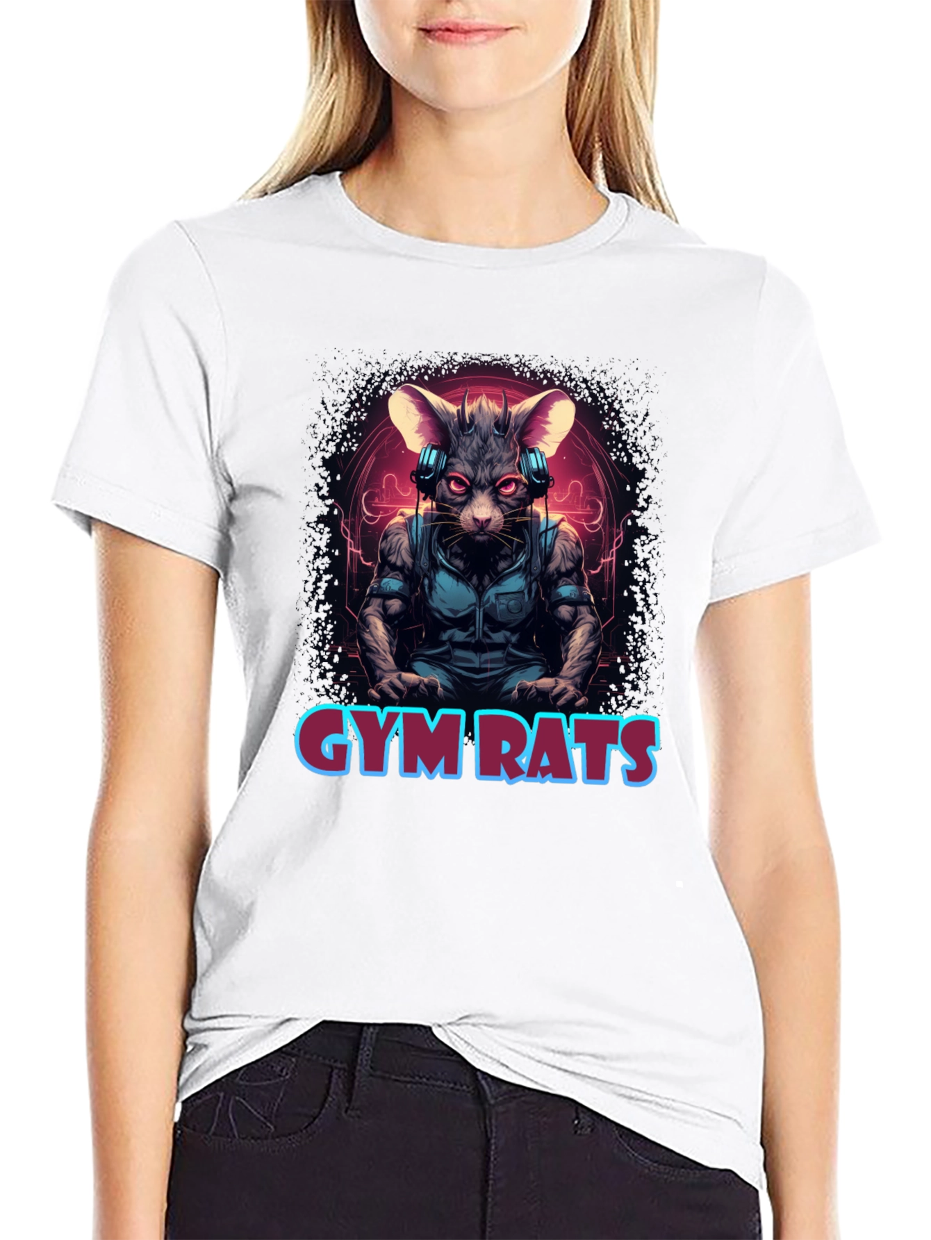 Gym Rats Graphic Tee - Workout Motivation