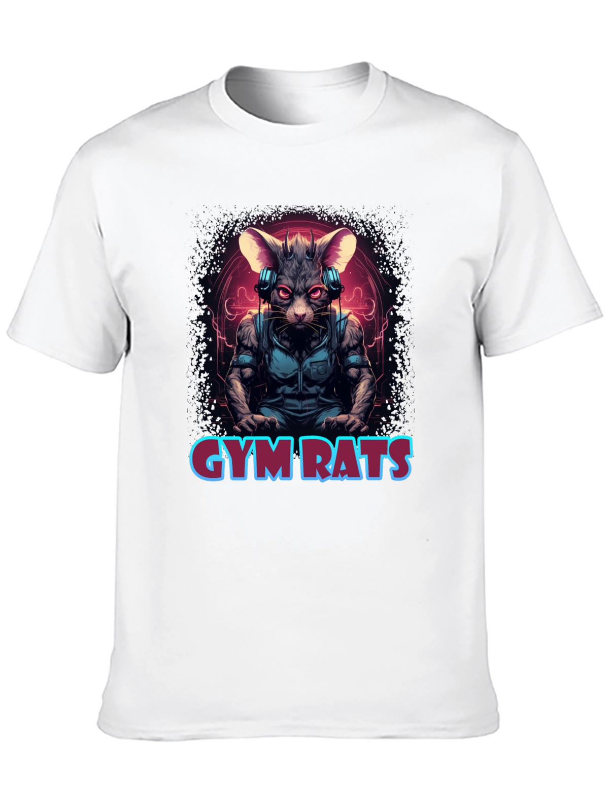 Gym Rats Graphic Tee - Workout Motivation