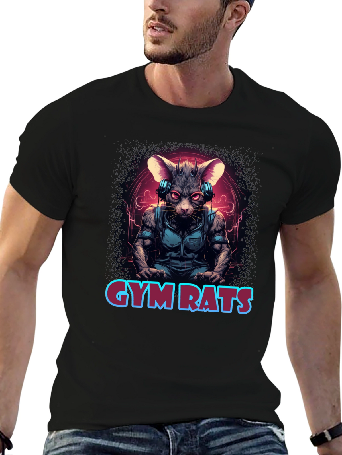 Gym Rats Graphic Tee - Workout Motivation