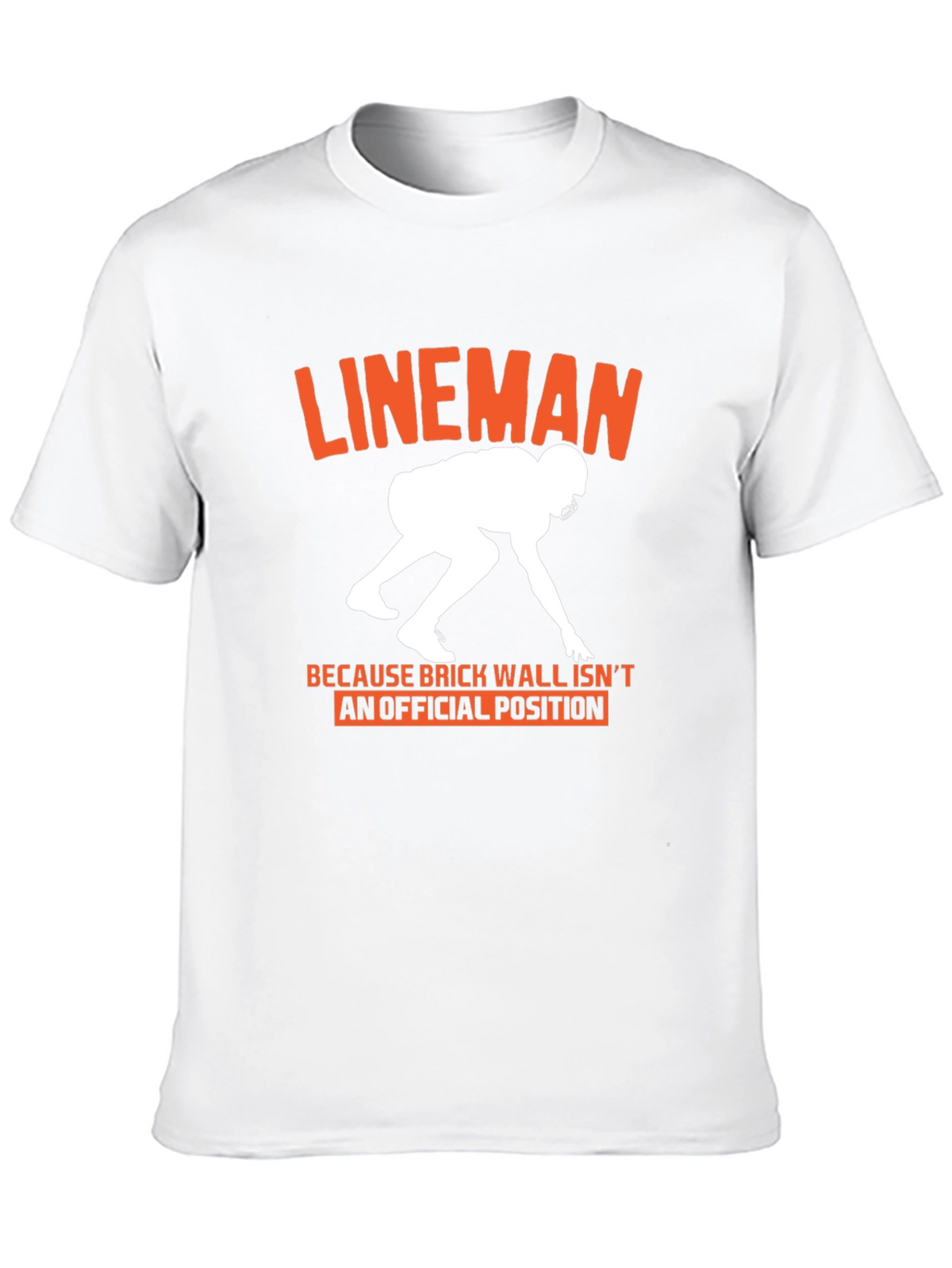 Lineman Graphic Tee: Football Player Gift