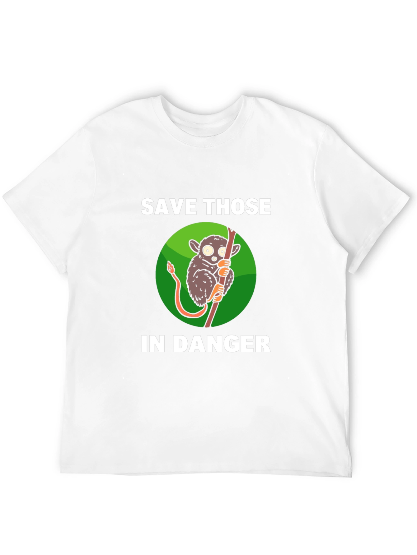 Save Those In Danger Tarsier Graphic T-Shirt