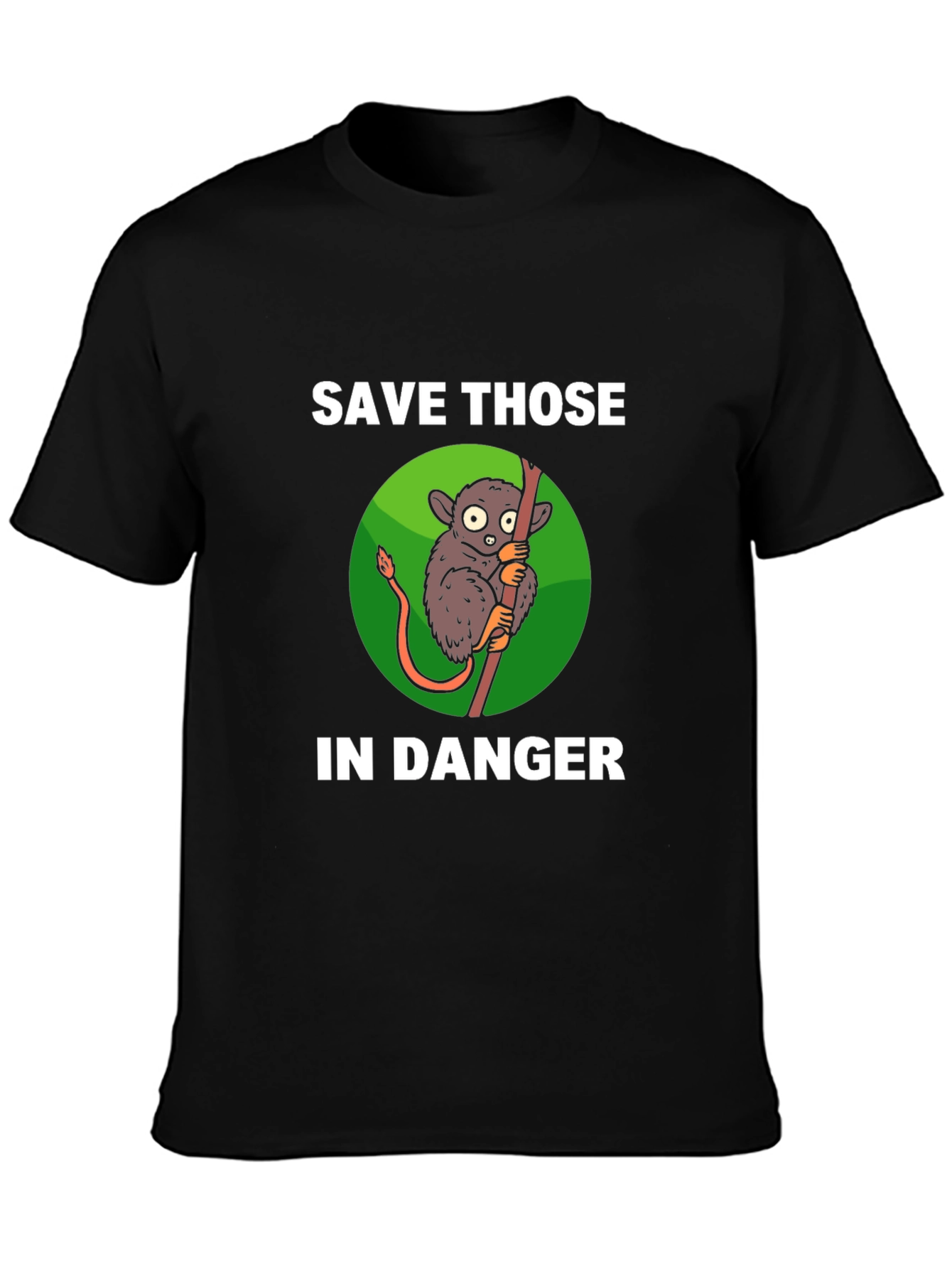 Save Those In Danger Tarsier Graphic T-Shirt