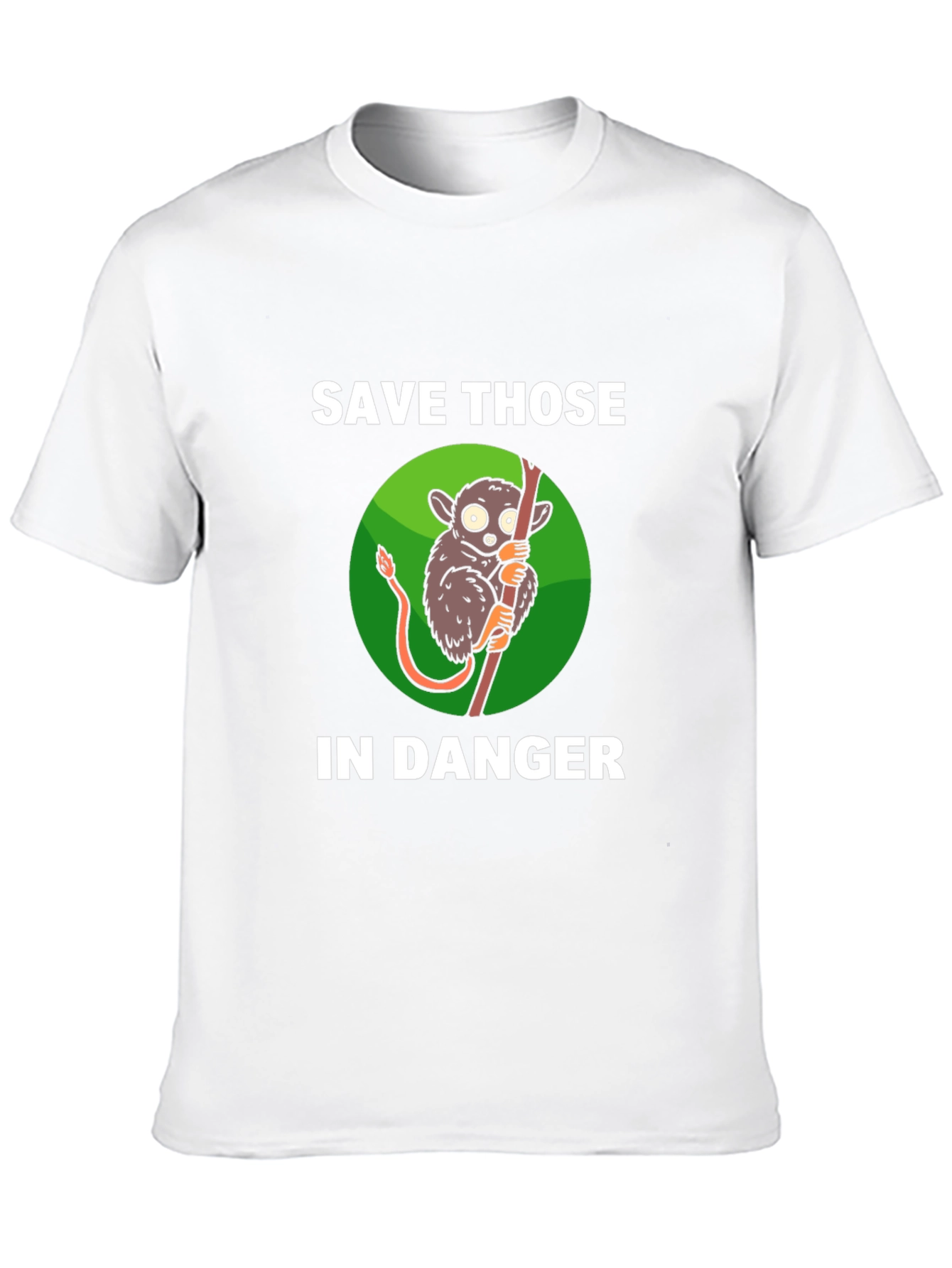 Save Those In Danger Tarsier Graphic T-Shirt
