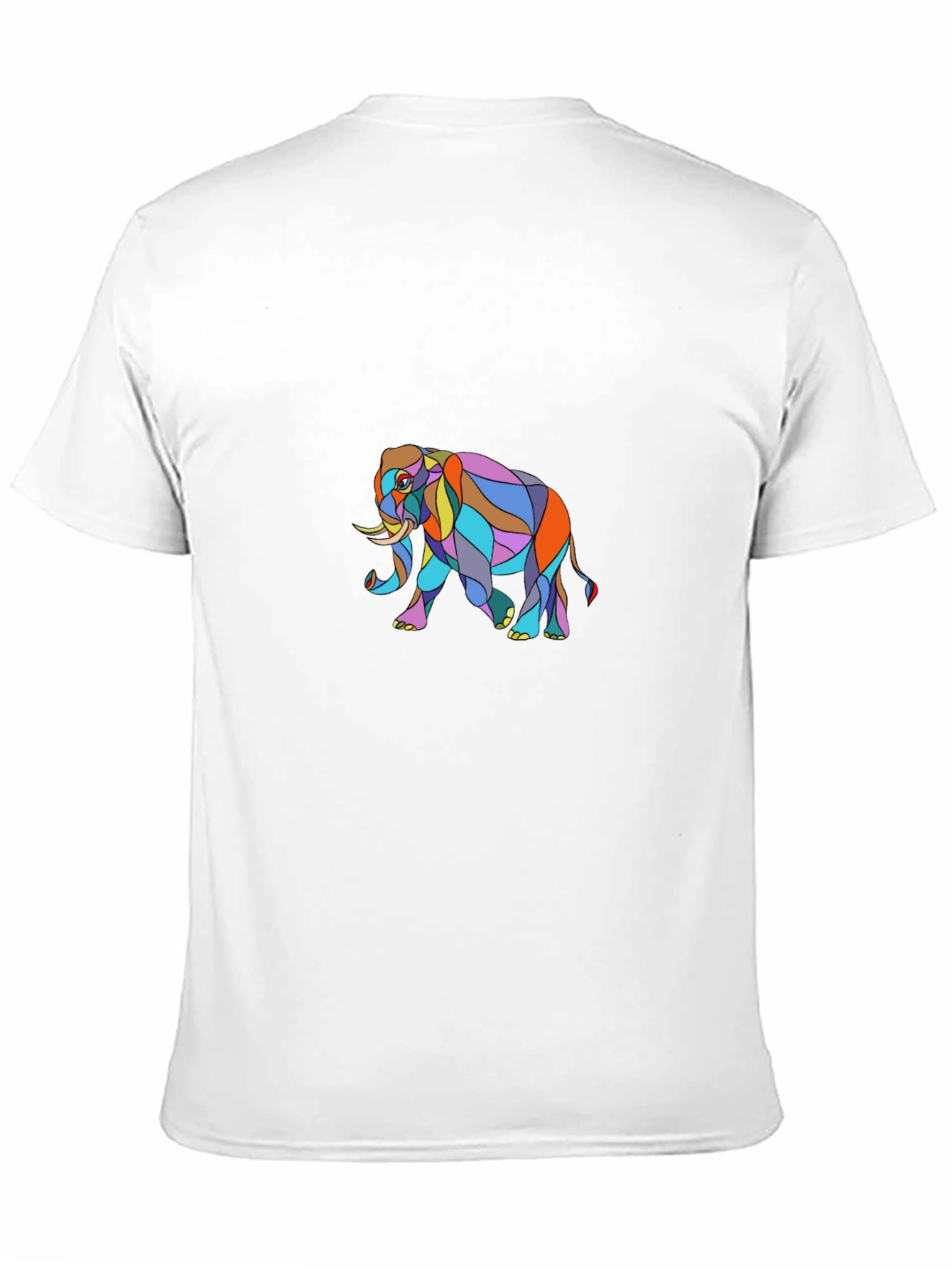 Elephant Graphic T-Shirt - Stylish Mens Black Tee