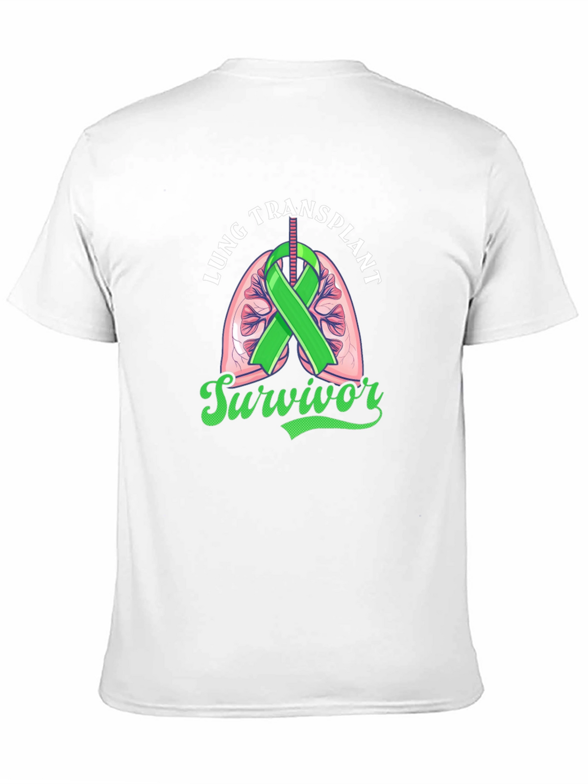 Lung Transplant Survivor Black T-Shirt