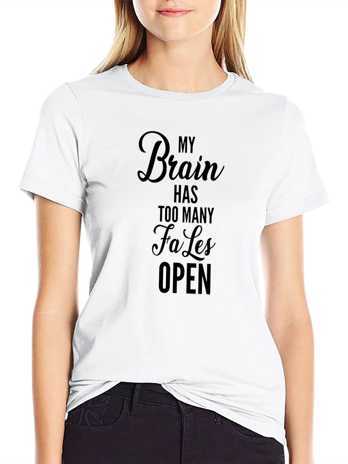 Funny My Brain Has Too Many Tabs Open T-Shirt