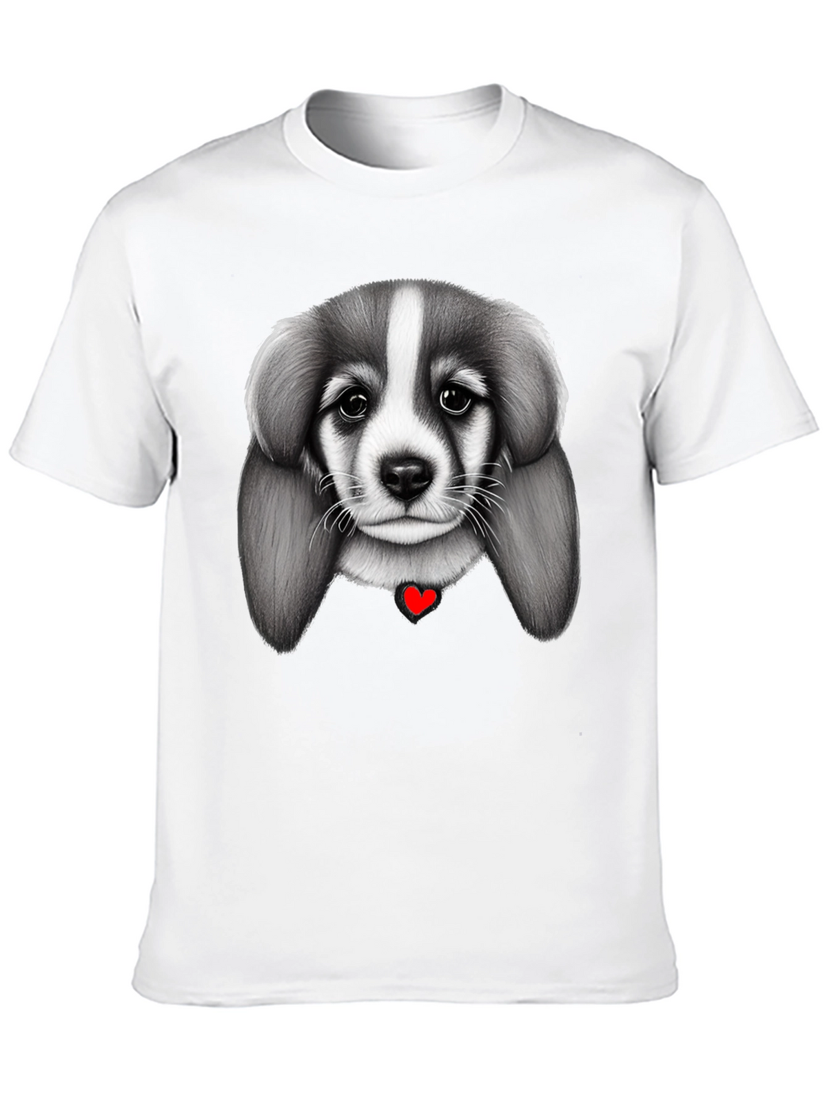 Puppy Love Black T-Shirt