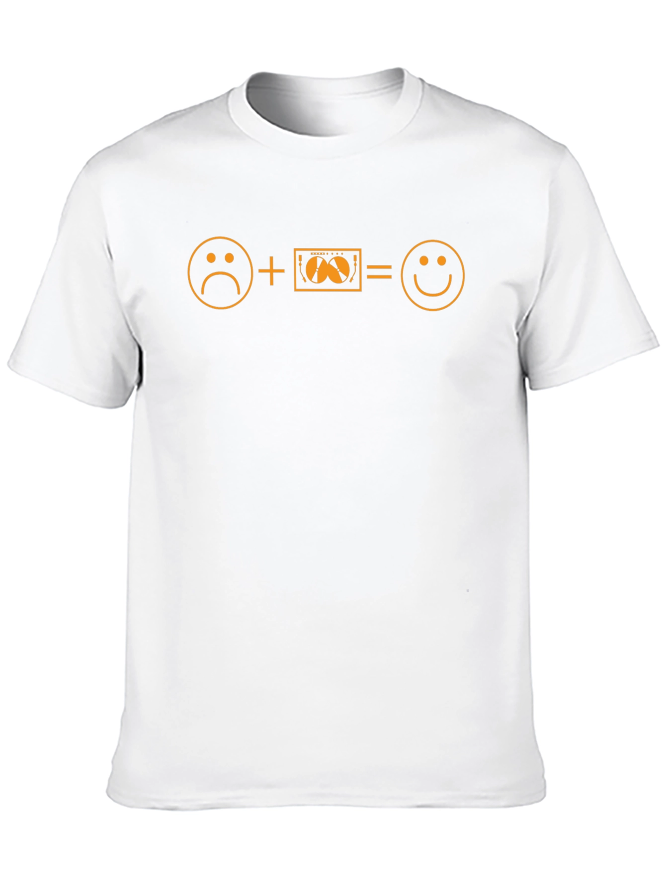 Funny Math Equation T-Shirt: Sad + Boobs = Happy